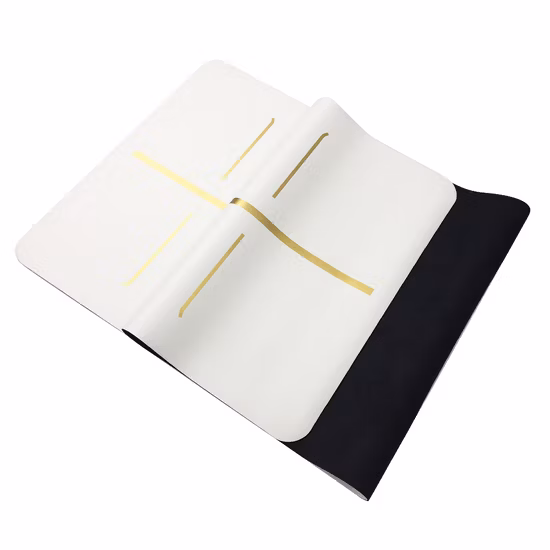 Tapis de Yoga bronzant noir, nouveau Design, tapis de méditation, Non